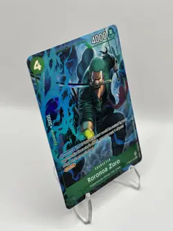 One Piece CCG Roronoa Zoro PRB02-006 Alt Art - ENGLISH - PACK FRESH MINT - Image 2