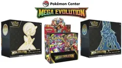 PRESALE Pokemon Center Mega Evolution 2 ETBs, 1 Booster Box, 1 Booster Bundle - Image 1
