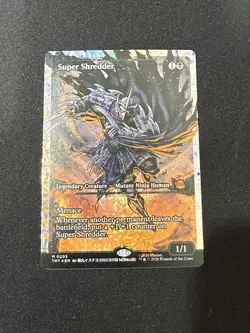 Magic: The Gathering Super Shredder Legendary Creature Holo TMNT Card 0295 - Image 1