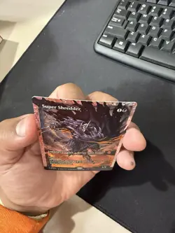 Magic: The Gathering Super Shredder Legendary Creature Holo TMNT Card 0295 - Image 3