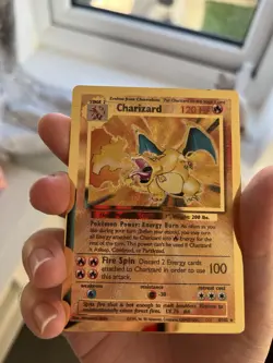 Pokemon Charizard 4/102 Gold Metal Card Celebrations UPC Promo 25th Anniversary - Image 3