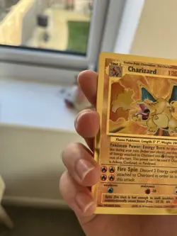 Pokemon Charizard 4/102 Gold Metal Card Celebrations UPC Promo 25th Anniversary - Image 5