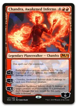 Chandra, Awakened Inferno #127 (NM) Core Set 2020 PPM20 Magic MTG - Image 1