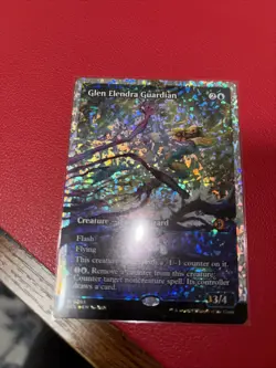 Glen Elendra Guardian (0393) (Showcase) (Fracture Foil) Lorwyn Eclipsed Foil - Image 1