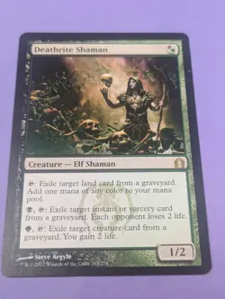 MTG Magic: Return to Ravnica: Deathrite Shaman #213/274 Rare - NM - Image 1