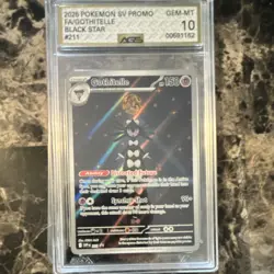 Pokemon Gothitelle 211 SV Black Star Promo Holo AGS GEM-MT 10 150 HP Card - Image 1