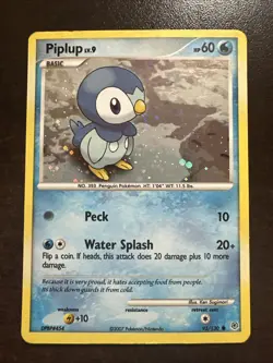 Piplup 93/130 Cosmos Holo DMG Pokemon TCG Diamond & Pearl Base Promo - Image 1