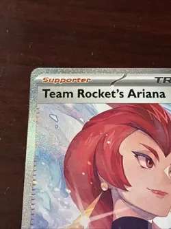 Team Rocket's Ariana 237/182 SIR Full Art Holo Sv10: Destined Rivals Pokemon TCG - Image 2