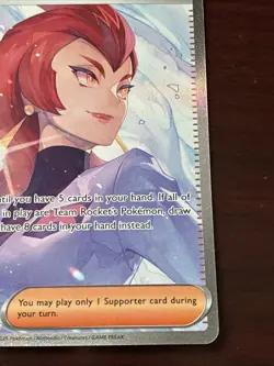 Team Rocket's Ariana 237/182 SIR Full Art Holo Sv10: Destined Rivals Pokemon TCG - Image 4