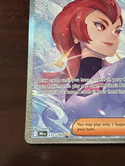 Team Rocket's Ariana 237/182 SIR Full Art Holo Sv10: Destined Rivals Pokemon TCG - Image 5