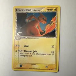 Pokemon Charmeleon 30/100 EX Delta Species Rare Regular Stage 1 70 HP Slash - Image 1