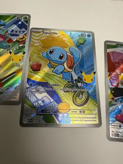 Pokemon First Partner Illustration Collection Series 1 Promos - Kanto Starters - Image 3