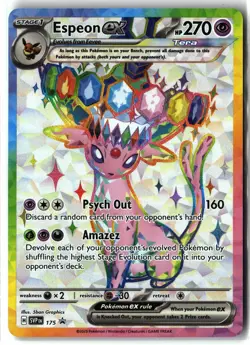 Espeon ex - 175 ⭐ SVP 175 Holo Promo Scarlet & Violet Promo Pokemon NM - Image 1