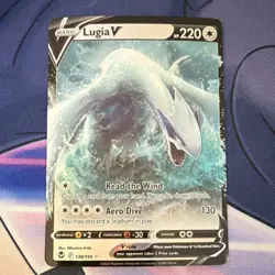 The Pokemon Lugia V 138/195 Silver Tempest Ultra Rare Holo Basic 220 HP English - Image 1