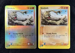 Pokemon - Geodude 56/97 Reverse Holo Foil EX Dragon - NM - Image 1