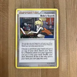 Bebe's Search - 89/111 - Uncommon PL/MP, English Pokemon Rising Rivals - Image 1