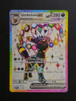Pokemon TCG Umbreon EX 176 Black Star Promo Near Mint Condition - Angled border - Image 1
