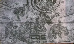 Yugioh RBET Orange County Return From Different Dimension Cloth Playmat Purple - Image 1