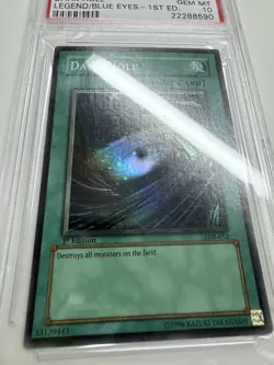 DARK HOLE LOB #52 1st EDITION Yu-Gi-Oh WAVY PSA 10 - Image 1