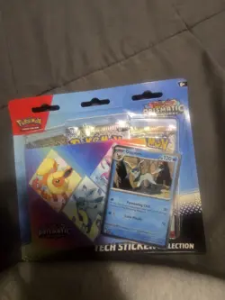 Pokemon TCG Prismatic Evolutions Tech Sticker Collection Set Lot Of 3 Sealed New - Image 4