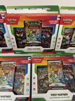 Pokemon First Partner Illustration Collection Lot of 5 NEW SEALED FAST SHIPPING - Image 4