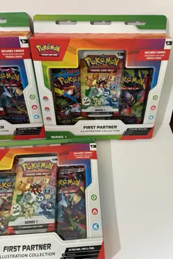 Pokemon First Partner Illustration Collection Lot of 5 NEW SEALED FAST SHIPPING - Image 5