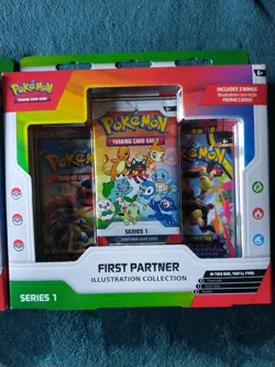 Pokemon First Partner Illustration Collection Sealed Lot Of 2 New Sealed In Hand - Image 3