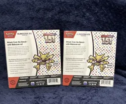 Pokemon TCG: Scarlet & Violet-151 Alakazam EX Collection Box Lot of 2 New Sealed - Image 2