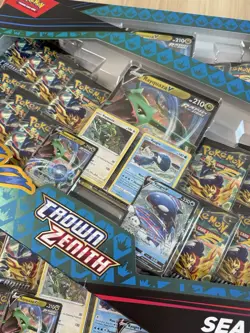 Lot Of 3 Pokemon TCG Crown Zenith Sea and Sky Premium Collection Box Sealed New! - Image 2