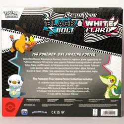 Pokemon TCG Unova Poster Collection Black Bolt & White Flare NEW SEALED LOT OF 3 - Image 3