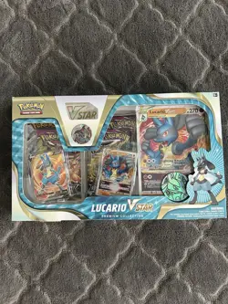 NEW Pokemon TCG: Lucario VSTAR Premium Collection Lot Of Two - Image 3