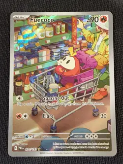 Fuecoco Paldea Evolved Illustration Rare Card 201/193 NM Pokemon - Image 1