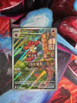Simisear AR 100/086 White Flare SV11W Scarlet & Violet TCG Card NM Condition - Image 1