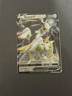 Pokemon TCG Arceus V & Arceus V Max Metal Promo Cards - Image 1