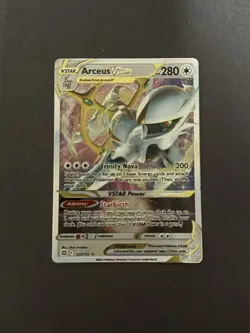 Pokemon TCG Arceus V & Arceus V Max Metal Promo Cards - Image 3