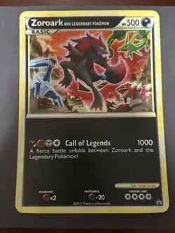 Pokemon TCG Zoroark and Legendary Pokemon & Zoroark GX Oversized Cards - Image 1