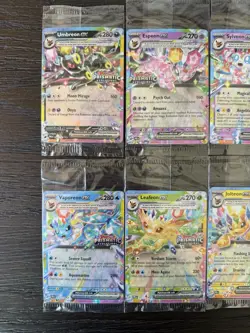 Pokemon Prismatic Evolution Full Sealed Stamped Set Promo All 9 Cards - Image 2