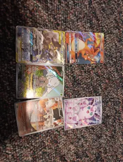 Pokemon 5 Card Single Bundle With Gx, Illustration Rare, - Image 1