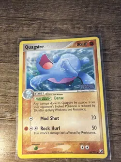 Pokemon Quagsire EX Unseen Forces 44/115 Reverse Holo Uncommon 80HP TCG Card - Image 1