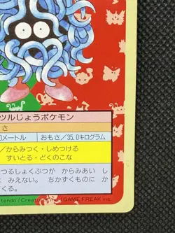 Pokemon Card Japanese Tangela No. 114 Top sun Topsun Nintendo 1995 Green Back - Image 4