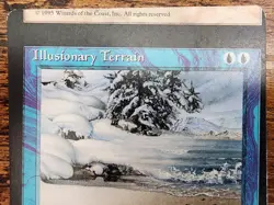 MTG Illusionary Terrain ⭐Major MISCUT Nice!⭐ Ice Age ⭐NM+⭐ 11 HQ PICS!⭐ Magic - Image 1