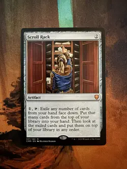 Wizards of the Coast Scroll Rack Artifact Mythic Commander Legends 337 Regular - Image 1