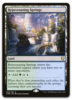 Rejuvenating Springs #354 (NM) Commander Legends CMR Magic MTG - Image 1