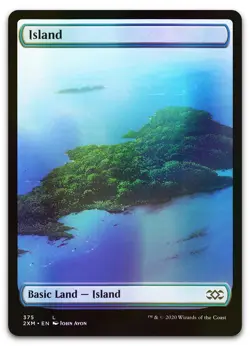 Island (375) #375 (Foil) (NM) Double Masters 2XM Magic MTG - Image 1