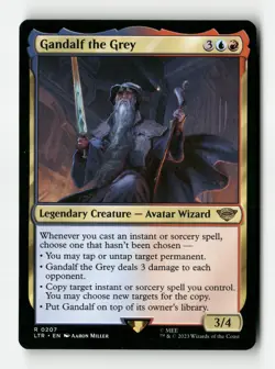 Gandalf the Grey - The Lord of the Rings Tales of Middle Earth - #207 - Non-Foil - Image 1