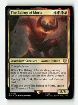 The Balrog of Moria - Tales of Middle Earth Commander - #46 - Non-Foil - NM - Image 1
