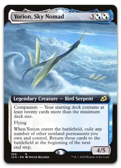 Yorion, Sky Nomad (Extended Art) #359 (NM) Ikoria IKO Magic MTG - Image 1