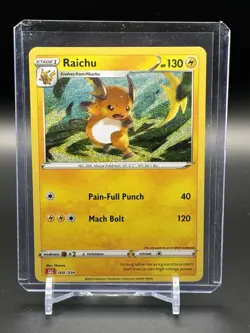 RAICHU - CLC 009/034 Pokemon Card English Classic Collection - HOLO - MINT - Image 1