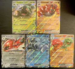 Pokemon TCG ex Lot Incineroar Black Kyurem Scizor Torterra Scovillain NM - Image 1