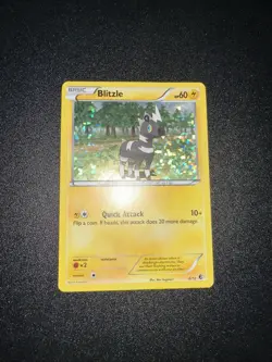 Pokemon TCG Blitzle 6/12 McDonald's Holo Promo 2011 LP - Image 1